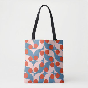 Tote Bag Retro Géométrique : Mosaïque Vintage moderne.
