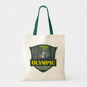 Tote Bag Retro Illustration du Parc National Olympique