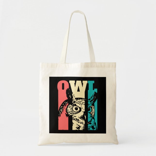 Tote Bag Retro Owl (Devant)
