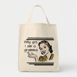 Tote Bag Rétro T-shirts et cadeaux de Gramma
