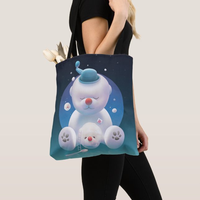 Tote Bag Rêve de Bichon Ice Shaver (De près)