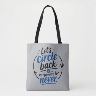 Tote Bag Revenons sur les choses est d'entreprise pour jama