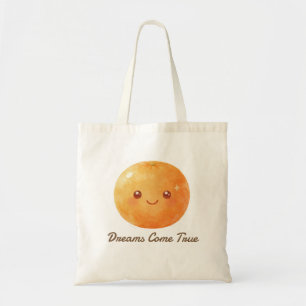 Tote Bag Rêves Personnalisés Réalisés Chance Orange