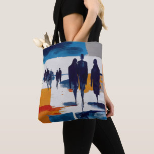 Tote Bag Rêveurs de l'après-tempête – Figures abstraites