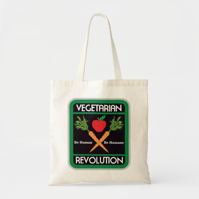 Tote Bag Révolution végétarienne (Devant)