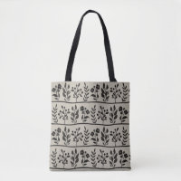 Rhapsodie Botanique Silhouette Fleurie Noire Botan
