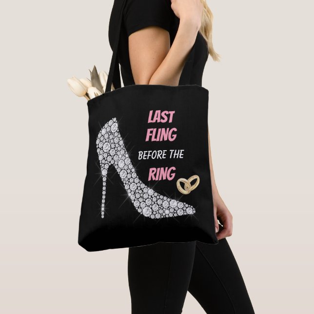 Tote Bag Rhinestone talons Dernier (De près)