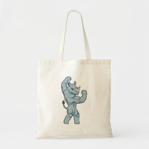 Tote Bag Rhino comme Bodybuilder extrême