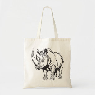 Tote Bag rhinocéros