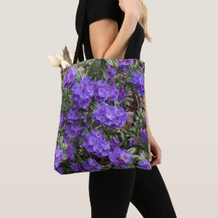 Tote Bag Rhododendron pourpre fleurit