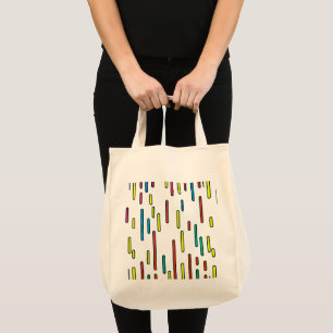 Tote Bag Rhythm coloré Épicerie Fourre-tout
