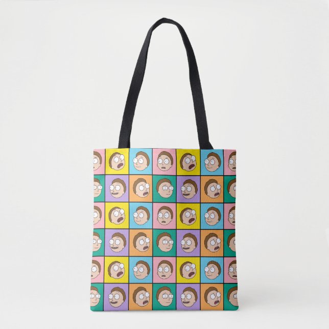 Tote Bag RICK ET MORTY™ | Morty's Moods (Devant)