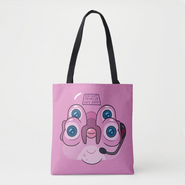TOTE BAG RICK ET MORTY™| NE PAS DÉVELOPPER MON APP (Devant)