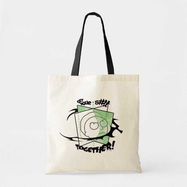 Tote Bag RICK ET MORTY™ | Prenez votre S# ! t Together ! (Devant)