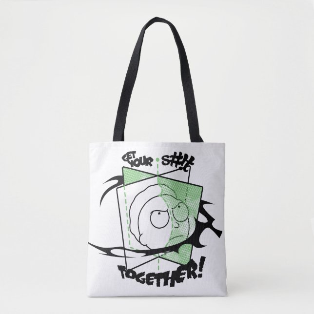 Tote Bag RICK ET MORTY™ | Prenez votre S# ! t Together ! (Devant)