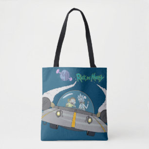 Tote Bag RICK ET MORTY™ Vol dans un vaisseau spatial