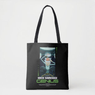 Tote Bag Rick Sanchez Genius Citation Graphique