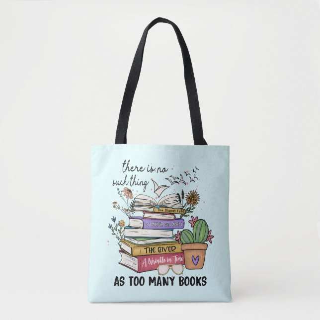 Tote Bag Rien De Trop De Livres (Devant)