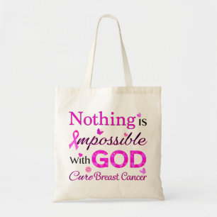 Tote Bag Rien n'est impossible avec Dieu