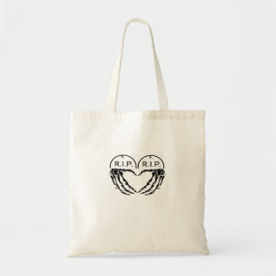 Tote Bag Rip, Conception En Forme De Coeur Faite De Gravest