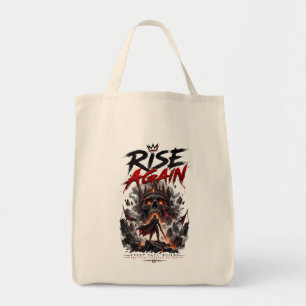 Tote Bag RISE Inspiration Motivation Force Guerrier