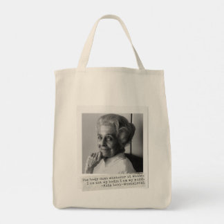 Tote Bag Rita Levi-Montalcini cite les femmes dans la scien