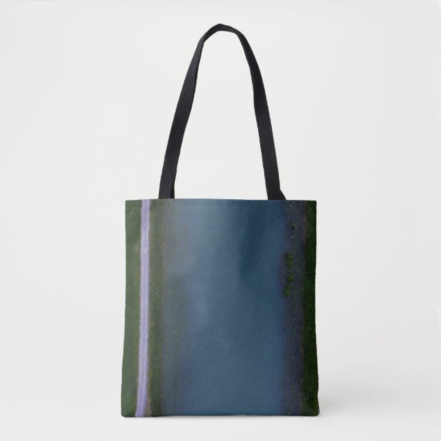 Tote Bag Rivière le long de la route (Devant)