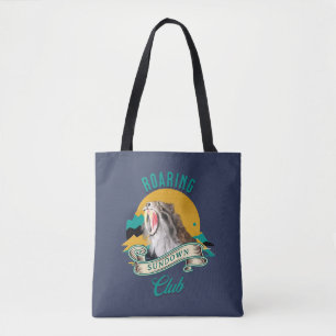 Tote Bag Roaring Sundown Club Sabertooth Tiger