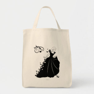 Tote Bag Robe à papillon Cendrillon Silhouette