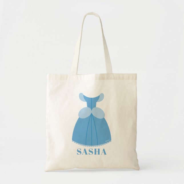 Tote Bag Robe de Princesse Cendrillon - Nom (Devant)