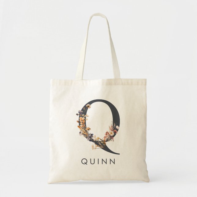 Tote Bag Robes de demoiselle d'honneur Boho Wildflower Q (Devant)