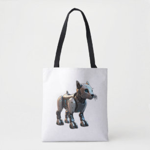 Tote Bag robot chien