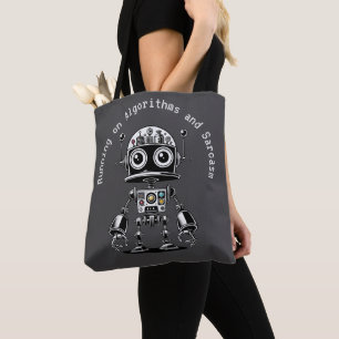Tote Bag Robot de tête de dôme - Exécution sur algorithmes