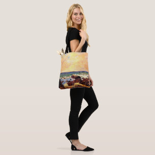 Tote Bag Rochers et Mer par Paul Gauguin,
