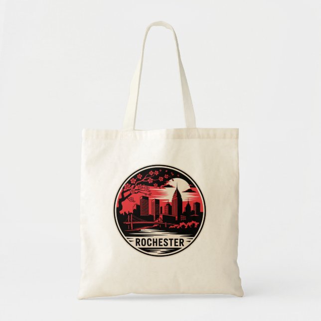 Tote Bag Rochester City New York USA (Devant)