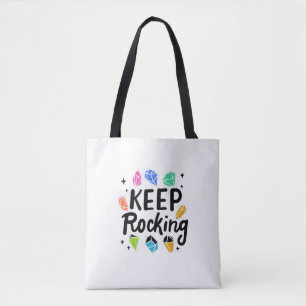 Tote Bag Rock Collector - Keep Rocking