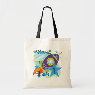 Tote Bag Rocket Ship 1er Anniversaire Tshirts et cadeaux