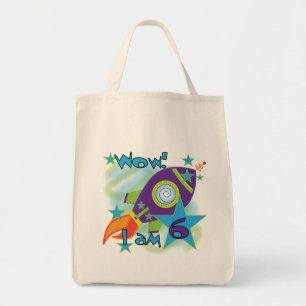 Tote Bag Rocket Ship 6e Anniversaire Tshirts et cadeaux