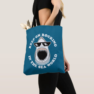 Tote Bag Rocking In The Sea World - Citation Des Amateurs D