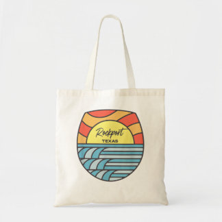 Tote Bag Rockport Texas TX Atlantic Sunrise Vacation Match