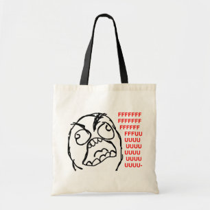 Tote Bag rofl comique de lol de meme de rage de visage de
