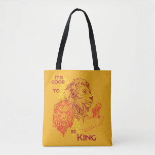 Tote Bag Roi Lion  C'est bon d'être roi