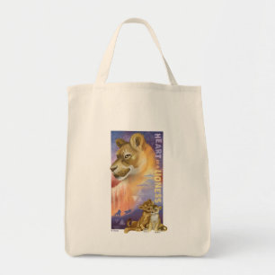 Tote Bag Roi Lion  Graphique de collage de Nala et Simba
