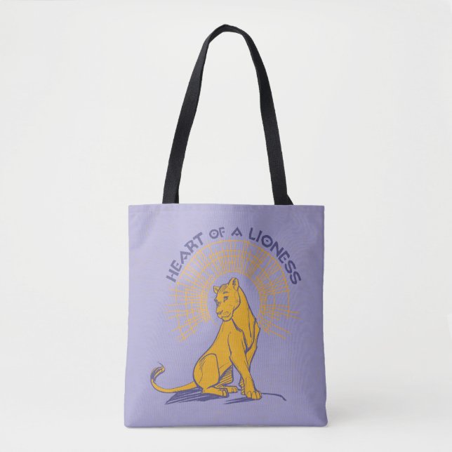 Tote Bag Roi Lion| Nala "Coeur d'une lionne" (Devant)