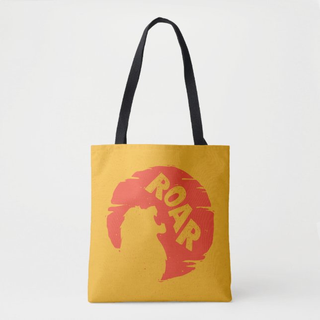 Tote Bag Roi Lion| Silhouette Simba "Roar" (Devant)