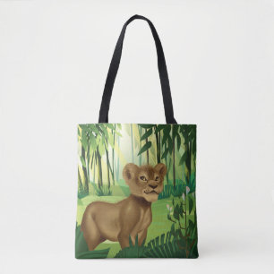 Tote Bag Roi Lion  Simba Dans La Jungle