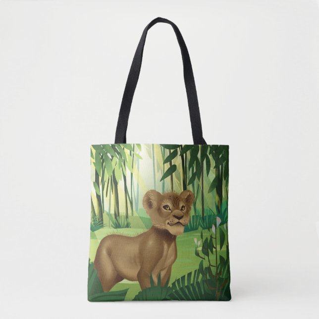 Tote Bag Roi Lion| Simba Dans La Jungle (Devant)