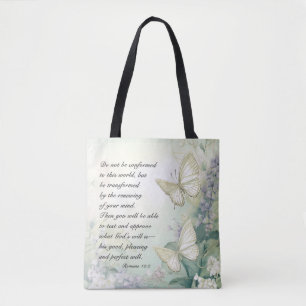 Tote Bag Romains 12:2 Ne se conforment pas à cette Bible Mo