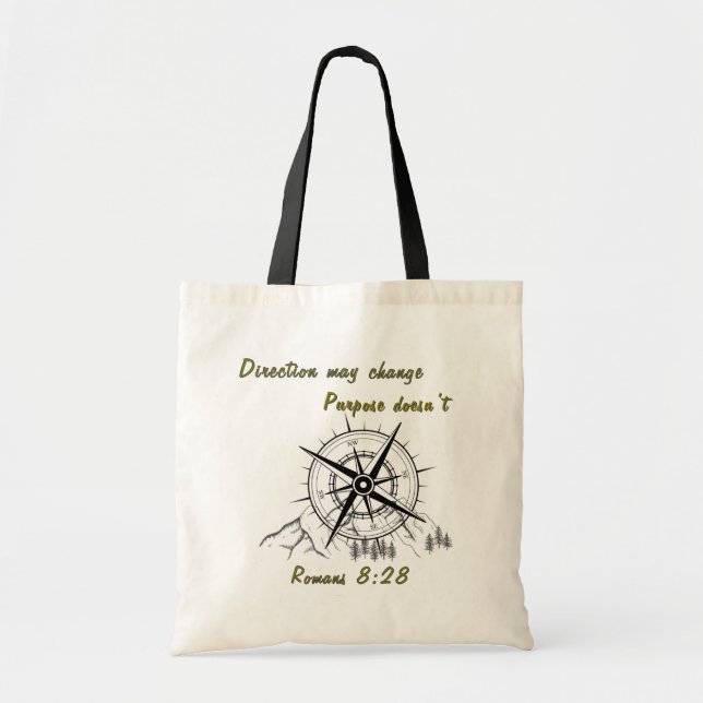 Tote Bag Romans 8:28 tote (Devant)