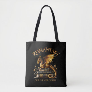 Tote Bag Romantasy Dragon Books Juste un chapitre de plus